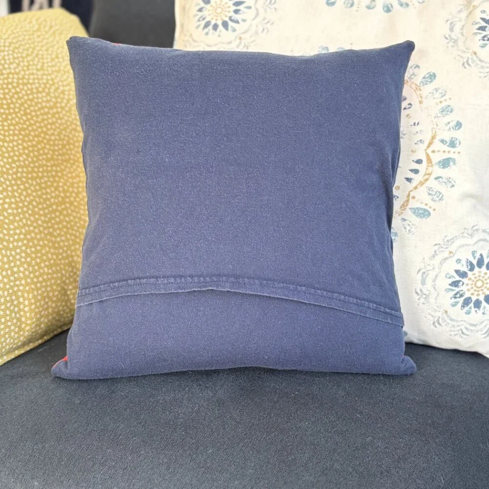 Proud Dad of a US Soldier Handmade upcycled t-shirt throw pillow cover